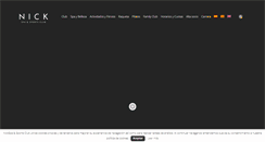 Desktop Screenshot of nickspa.com